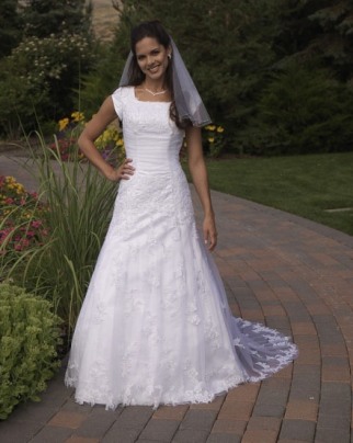 Beautifully Modest Gown